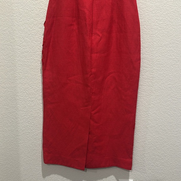 NWT Antonio Melani Willow Floral Applique Mock Neck Short Sleeve Midi Dress - Picture 12 of 12